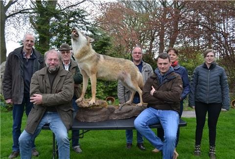 In ausgestopfter Form ist ihnen der Wolf am liebsten: Landvolk-Vertreter, Bauern und Jäger fürchten, dass der Wolf die Weidetierhaltung gefährdet.