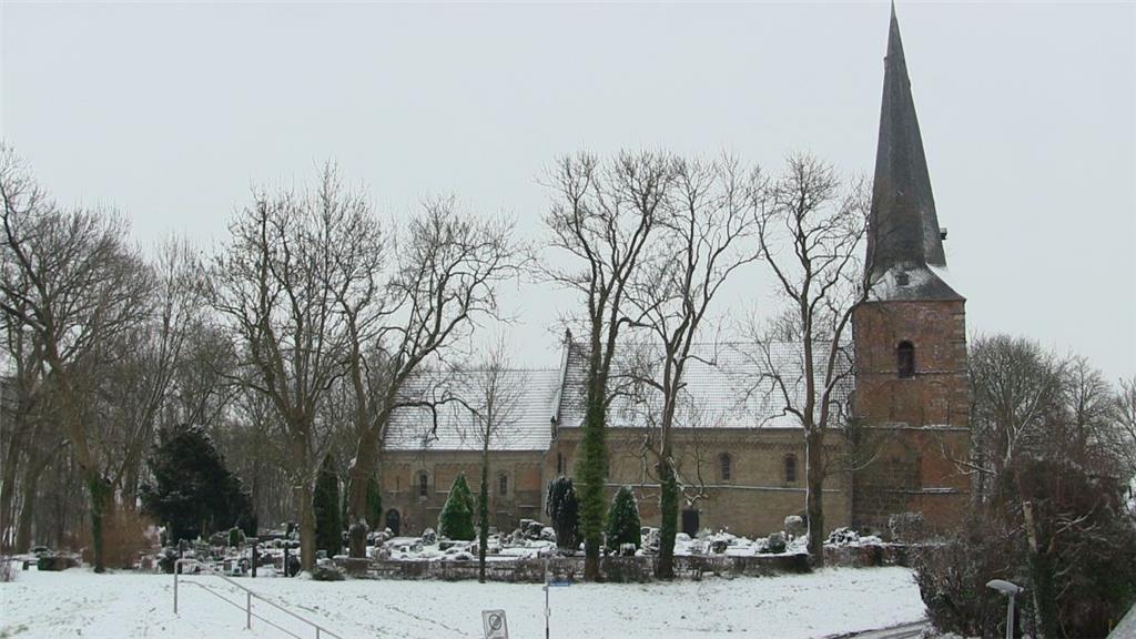 In Blexen war es vielfach schön weiß. Foto Thürmer