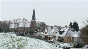 In Blexen war es vielfach schön weiß. Foto Thürmer