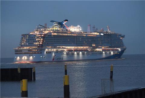 In Bremerhaven ausgeliefert: die „Carnival Jubilee“ für die US-Reederei Carnival. Sie bekommt jetzt ein Schwesterschiff.