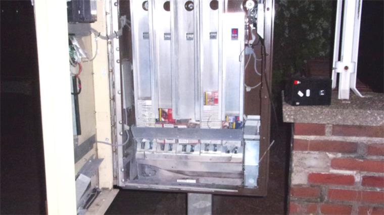 In Bremerhaven ist ein Zigarettenautomat aufgesprengt worden. 