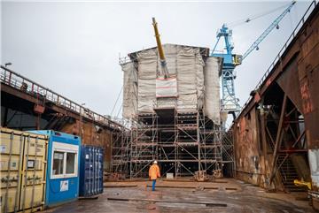 In Bremerhaven wird die "Gorch Fock" weiter saniert.