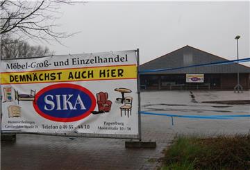 In dem ehemaligen Lidl-Markt an der Weserstraße eröffnet das Unternehmen Sika Möbel-Groß- und Einzelhandel ein Geschäft. Foto: Gohritz
