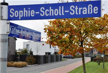 In dem Nordenhamer Wohnpark Tongern sind die Straßen nach bedeutenden deutschen Frauen benannt.