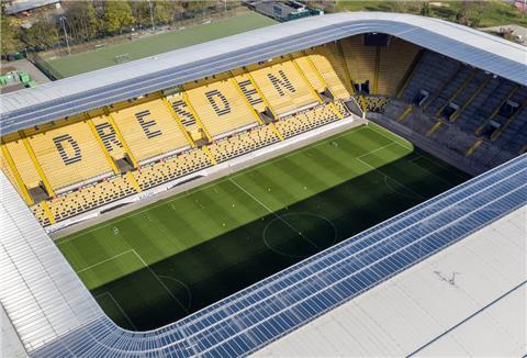 In den deutschen Fußballstadien könnte es noch auf längere Zeit leer bleiben.