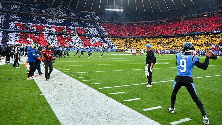 In der Allianz Arena wurde ein große Choreographie vorbereitet.