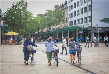 In der Innenstadt ist wieder ein verkaufsoffener Sonntag angesagt.