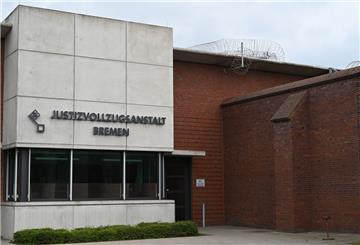 Der Haupteingang der Justizvollzugsanstalt (JVA) Bremen. 