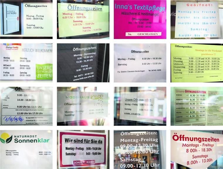 Kunden ärgern sich: In Bad Bederkesa öffnet jeder, wie er will In der Mattenburger Straße ist Vielfalt bei den Öffnungszeiten angesagt. Im Sinne der Kunden ist das nicht.