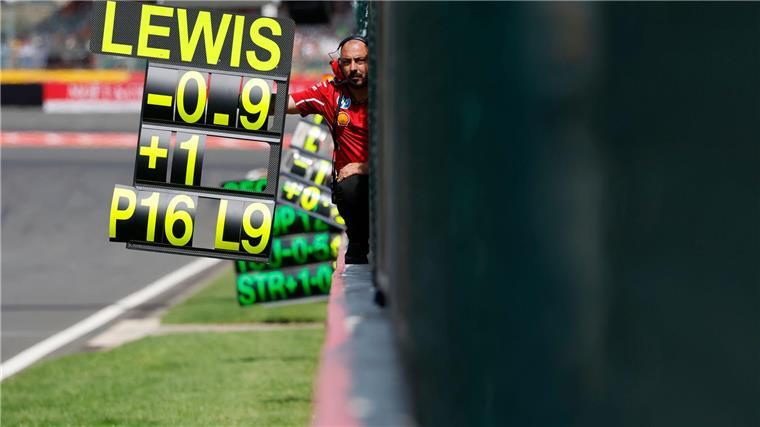 In der Qualifikation gab es nur Platz 16 für Hamilton.