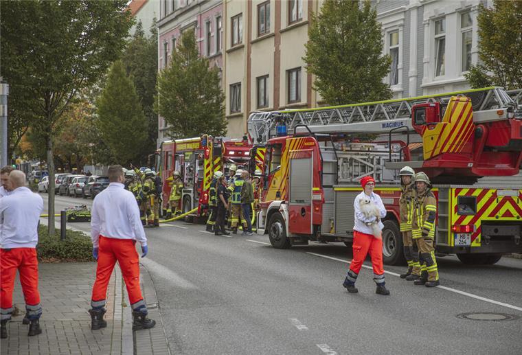 Feuerwehrwagen. 