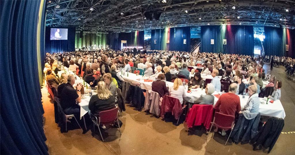 In der Stadthalle Bremerhaven war richtig was los. Foto: Hartmann