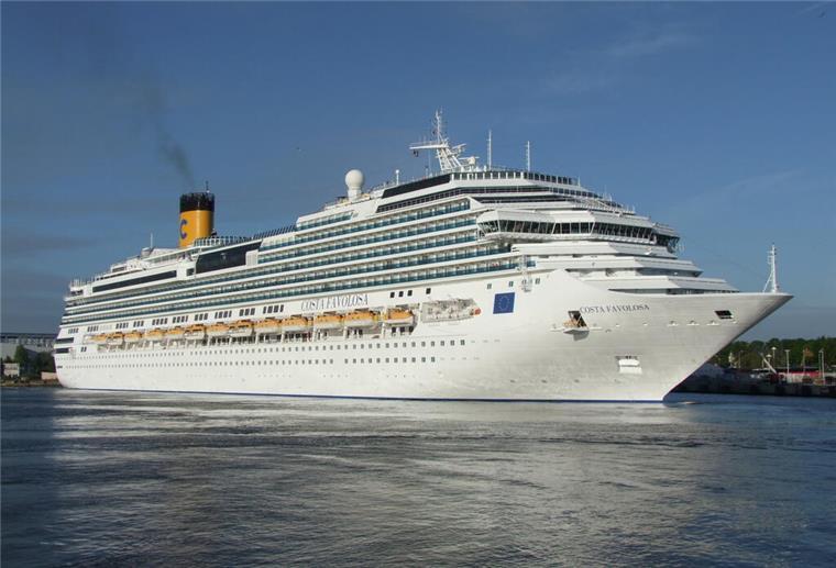 Ein Kreuzfahrtschiff des Unternehmens Costa. 