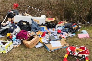 In Grünhöfe wurde illegal Müll entsorgt.
