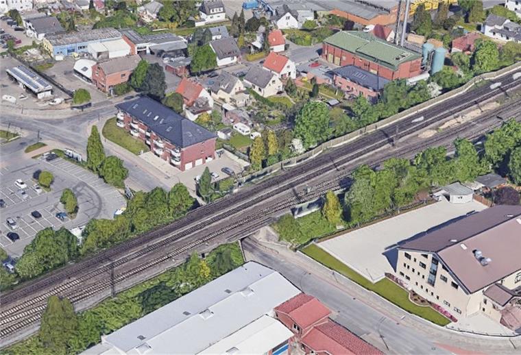 Lehe: Kinder bringen sich auf Bahngleisen in Lebensgefahr Screenshot Googlemaps