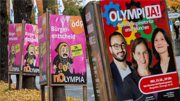 Wahllokale für Münchner Olympia-Bürgerbefragung geöffnet In München warben Befürworter und Gegner intensiv um eine Olympia-Bewerbung. (Archivfoto)