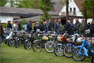 In Reih&apos; und Glied präsentierten sich die alten Garagenschätzchen.  Foto: S...