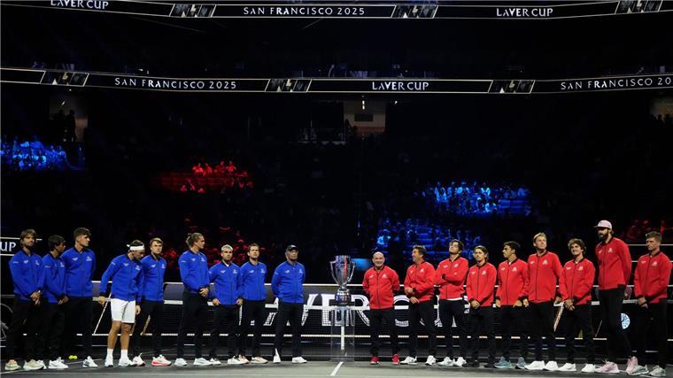 In San Francisco stehen sich beim Laver Cup Team Europa und Team Welt gegenüber.