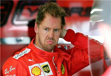In seinem letzten Jahr bei Ferrari: Sebastian Vettel.