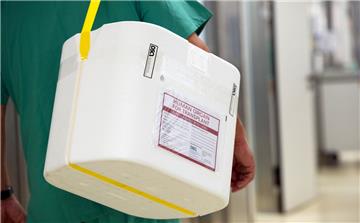 In so einem Behälter werden Organe transportiert. Im Klinikum Reinkenheide in Bremerhaven wurde so ein Behälter seit drei Jahren nicht mehr gebraucht.