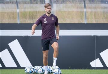 Fußball: Nationalmannschaft, vor dem Länderspiel gegen die Ukraine, Training auf dem DFB-Campus: Niclas Füllkrug in Aktion. (zu dpa: «Füllkrugs besonderes Heimspiel: Poker mit Werder und Spaß mit Havertz») +++ dpa-Bildfunk +++