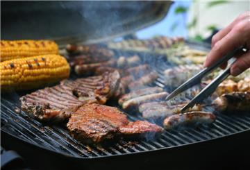 Fleisch und Gemüse liegen auf einem Grill. Inmitten der Grillsaison sorgen neue Regelungen für Ernüchterung bei Hobbygrillern. 
