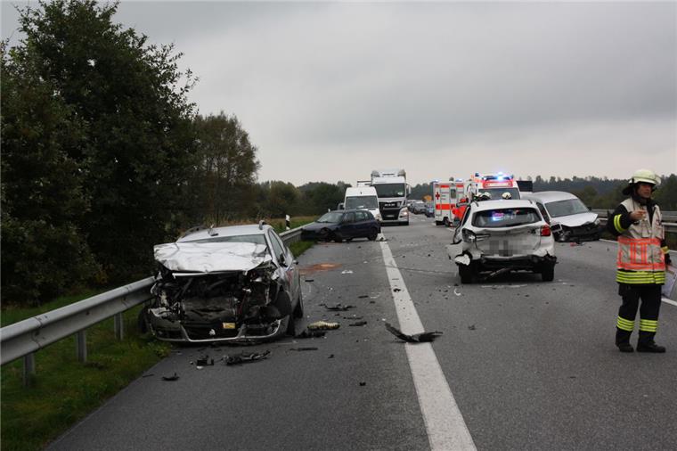 A27: Hund wird nach folgenschwerem Unfall vermisst Insgesamt acht Fahrzeuge wurden am Donnerstag zum Teil schwer beschädigt. Ein verschreckter Hund türmte aus einem der Fahrzeuge und wird weiterhin vermisst.
