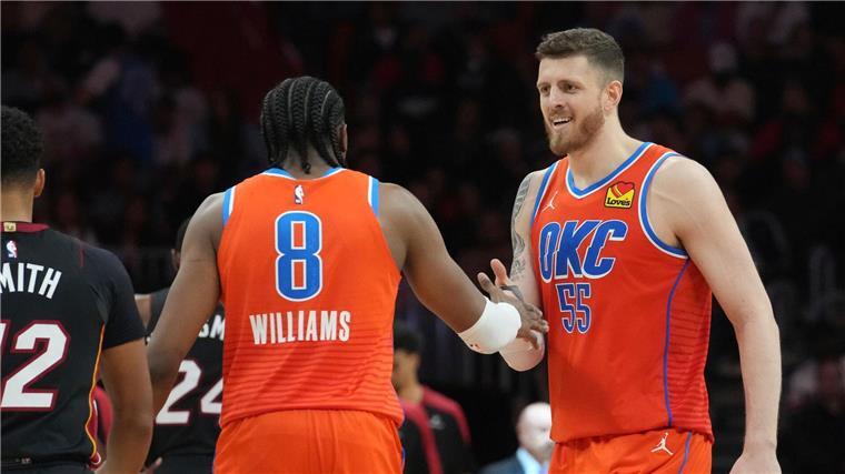 Isaiah Hartenstein erzielte gegen Miami sein nächstes Double-Double.