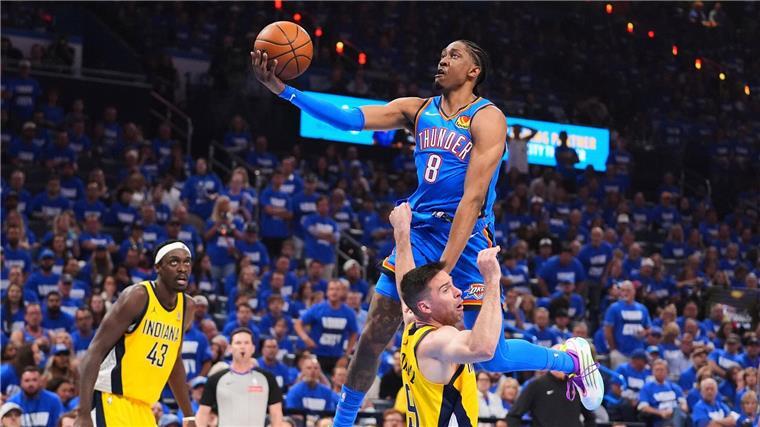 Ausgleich in NBA-Finals: OKC gewinnt gegen Indiana Pacers Jalen Williams kam auf 19 Punkte für OKC.