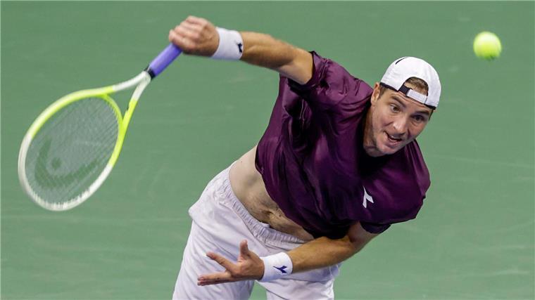 Jan-Lennard Struff konnte Novak Djokovic nicht gefährden.