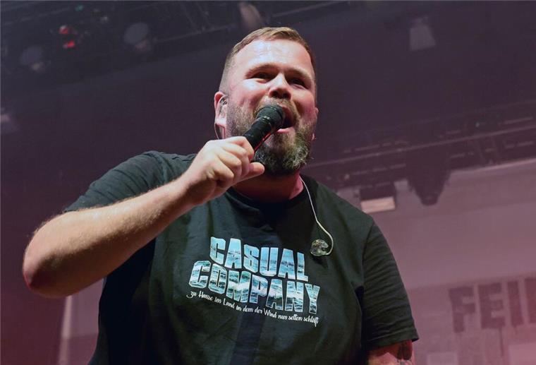 Jan „Monchi“ Gorkow, Frontmann von Feine Sahne Fischfilet, wählt oft deutliche Worte. (Archivbild)