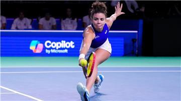 Jasmine Paolini und Italiens Tennisspielerinnen haben den Billie Jean King Cup gewonnen.