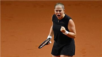 Jelena Ostapenko unterstrich im Finale von Stuttgart ihre starke Form.