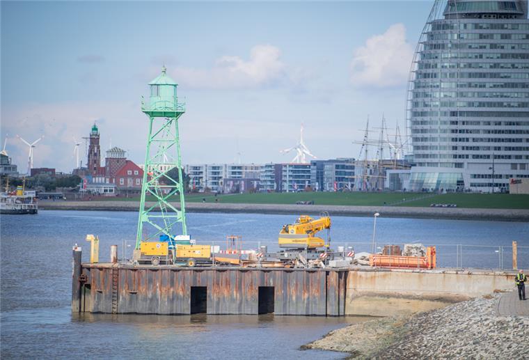 Bremerhaven: Jetzt ist auch die Südmole gesperrt Die Südmole