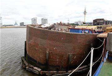 Nordmole in Bremerhaven ohne Leuchtturm