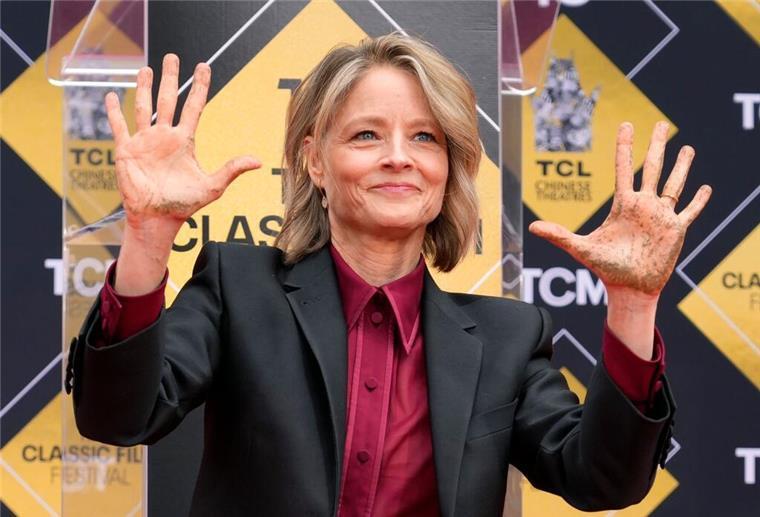 Jodie Foster im Zement von Hollywood verewigt Jodie Foster ist bereits seit ihrer Jugend in Hollywood erfolgreich.
