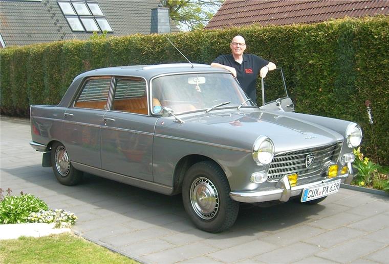 Debstedt: Keine Oldtimertage im Jahr 2020 Jörg Lange ist selber stolzer Besitzer eines Peugeot 404 Super Luxe aus dem Jahr 1963.