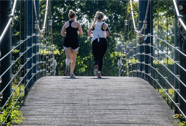Joggen ist gut für Körper und Geist.