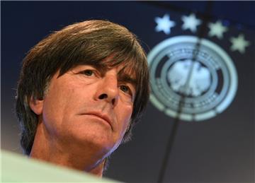 Jogi Löw bei der Pressekonferenz am Mittwoch in München.