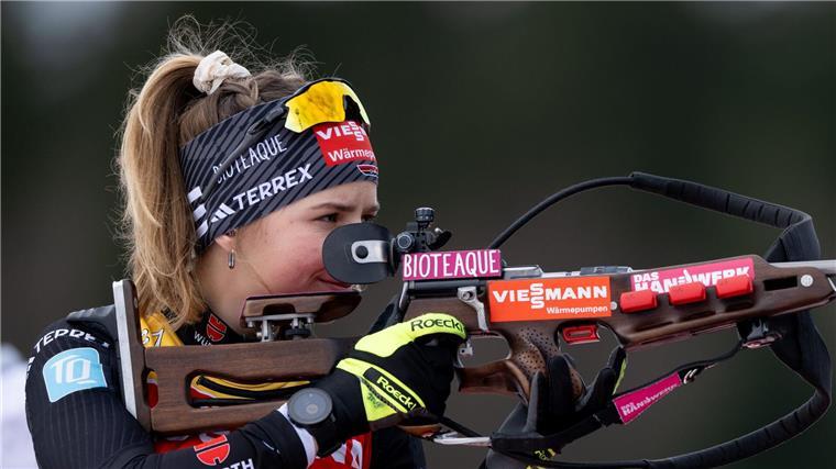 Biathletin Puff erhält letztes deutsches WM-Ticket Johanna Puff ist bei der Biathlon-WM dabei.