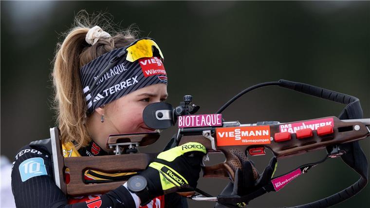 Johanna Puff startet erstmals bei einer Biathlon-WM.