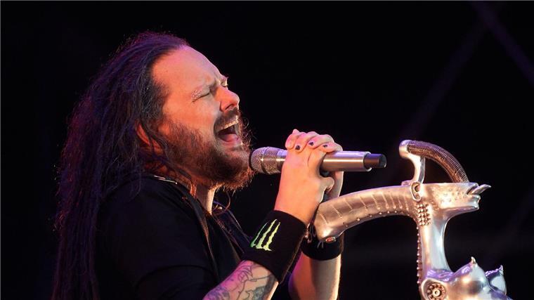 Korn spielt bei Festivals Rock am Ring und Rock im Park Jonathan Davis, Sänger der Band Korn freut sich auf die Auftritte in Deutschland. (Archivbild)