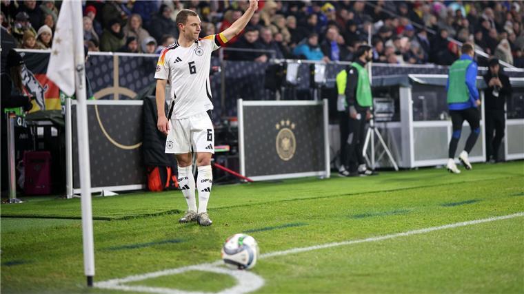 Kimmich wächst als Kapitän: Entpuppung eines Anführers Joshua Kimmich gibt bei der Nationalmannschaft die Richtung vor.