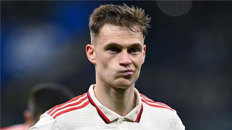 Joshua Kimmich von den Bayern ist enttäuscht.