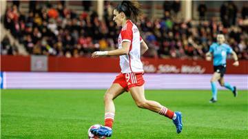 Jovana Damnjanovic schoss die Fußballerinnen des FC Bayern zur 1:0-Führung gegen Valerenga Oslo. (hier Archivbild)