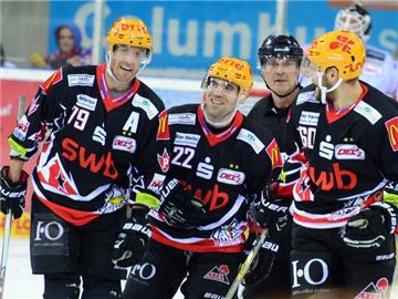 Jubel bei den Fischtown Pinguins. Foto: Scheer