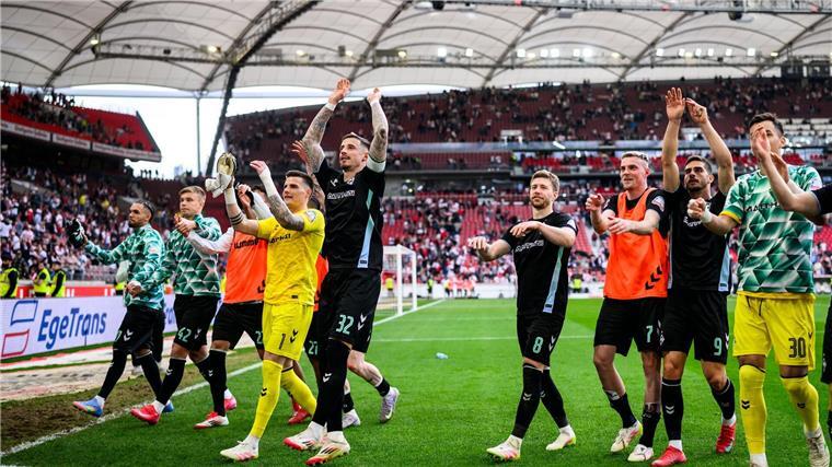 Frust in Stuttgart nach 1:2 gegen Bremen - „Kleiner Dämpfer“ Jubel bei Werder.