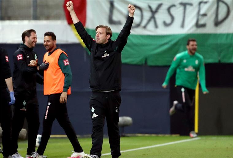 Kohfeldt äußert sich nicht zu seiner Zukunft als Werder-Trainer Jubelt Florian Kohfeldt auch in der neuen Saison als Trainer von Werder Bremen?