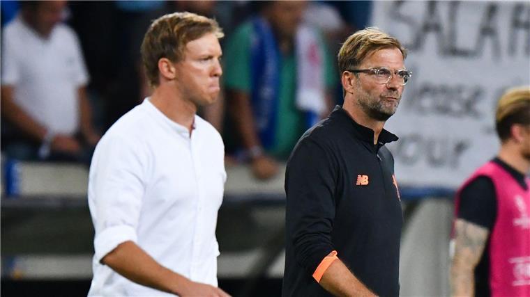 Zum Nagelsmann-Jubiläum: Roter Teppich für Klopp Jürgen Klopp könnte womöglich eines Tages Nachfolger von Julian Nagelsmann als Bundestrainer werden.