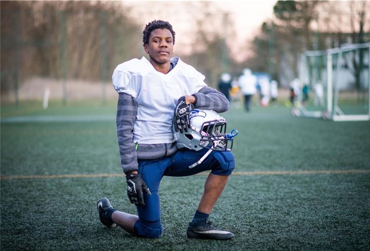 Schnelligkeit ist großes Plus von Football-Talent Dawens Albers Schnelligkeit ist großes Plus von Football-Talent Dawens Albers